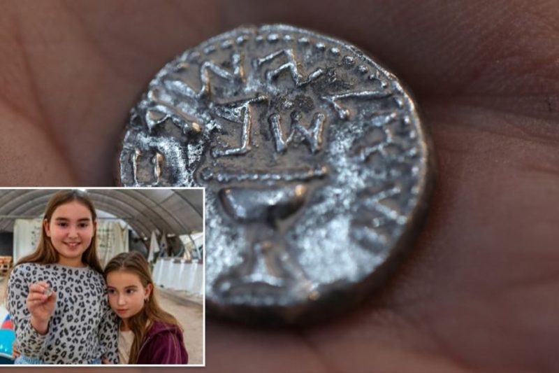 2000 éves, nagyon ritkának számító sékelt talált egy kislány Izraelben