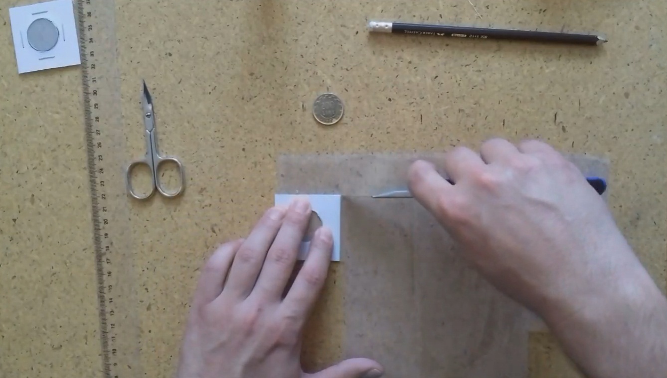 Érme tartó ablakos papír tasak készítése házilag ( videó )