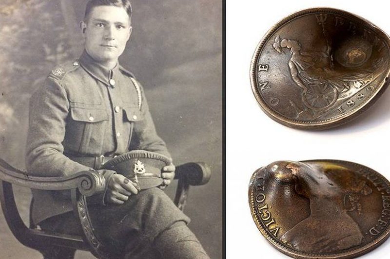 A híres “Lucky Penny”, ami az I. világháborúban megmentette egy katona életét!