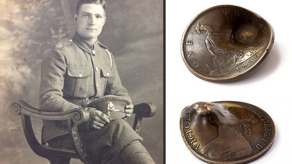A híres “Lucky Penny”, ami az I. világháborúban megmentette egy katona életét!