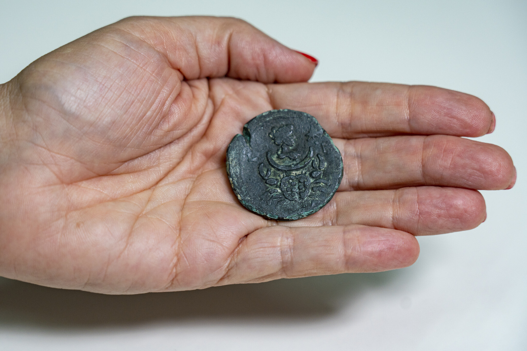 Különlegesen ritka bronzérmét találtak Haifa partjainál Izraelben!
