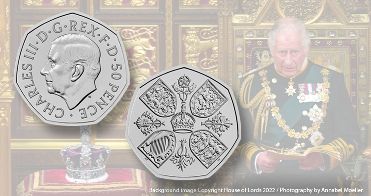 Forgalomba kerültek az első,  III. Károly királyt ábrázoló érmék az Egyesült Királyságban!