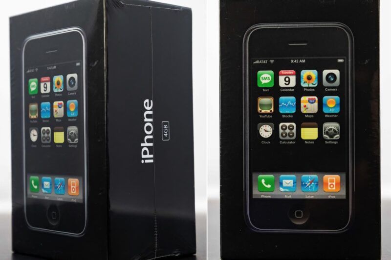 Több mint 60 millió Ft-ért kelt el egy 2007-es iPhone-modell!
