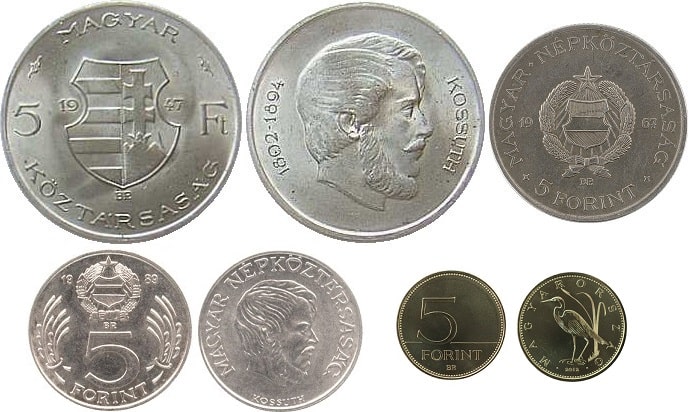Az 5 forintos érmék rövid története