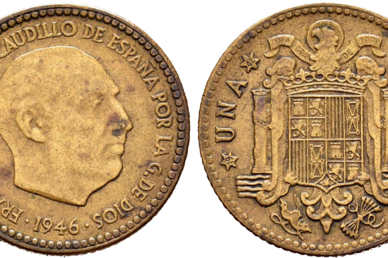 Miért rendkívül ritka, a rendkívül ritka 1946-os 1 peseta ( az érme, amiről sokan azt hiszik, hogy van nekik is, pedig nincs! )